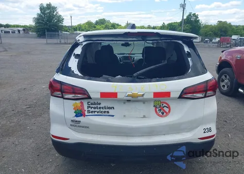 2022 Chevrolet Equinox Fwd Ls из США, поврежденный, VIN 3GNAXHEV8NS220156